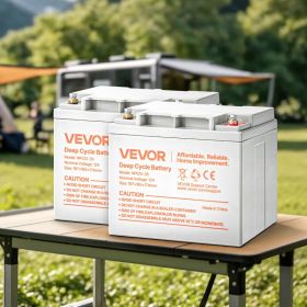 2 Pack 12V 35Ah Deep Cycle Battery Sealed AGM Rechargeable Lead Acid Battery