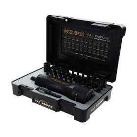 Wheeler Fat Wrench Screwdriver Set With Adjustable Torque (38 Piece)