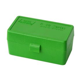 Mtm Rifle Ammo Box 50 Round Flip-Top 22-Hornet (Green)