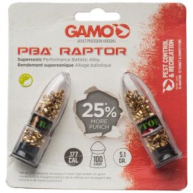 Gamo .177Cal Pba "Raptor" Pellets - 5.1 Grain (100 Count)