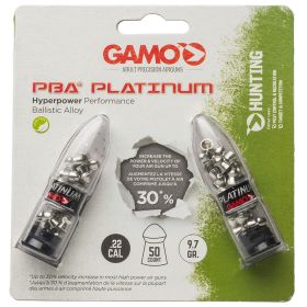 Gamo .22Cal Domed Pba Platinum Air Gun Pellets - 9.7 Grain (50 Count)