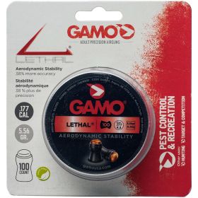 Gamo .177Cal "Lethal" Steel Domed Pellets - 5.56 Grain (100 Count)