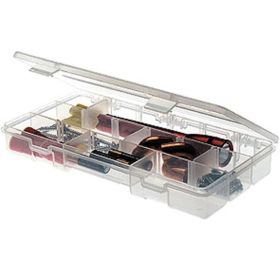 Plano Stowaway Utility Box With Adjustable Dividers Clear Small Parts And Tackle Organizer 9 Inch