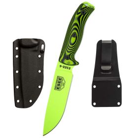 Esee 'Esee-6' 6.5" Fixed Blade Knife (Neon Green/Black)