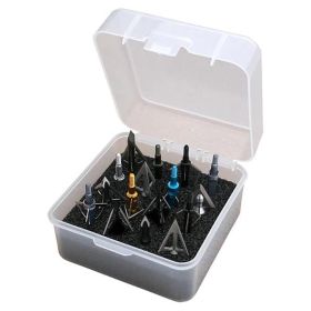 Mtm Broadhead Storage Case (Holds 16 Broadheads Up To 2.7”) Clear