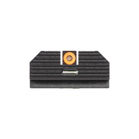 Night Fision Costa Ludus Night Sight Set Glock 42/43/43X/43X Mos Orange Front Ring/Rear Green Bar