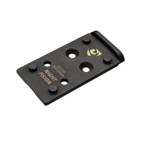 Night Fision Precision Optic Plate: Glock Full Size Mos (19/17/47) To Dpp Footprint