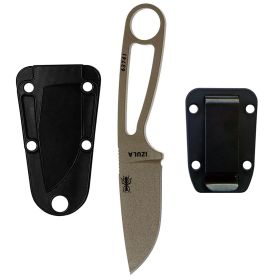 Esee Izula 2.75″ Fixed Blade Neck Knife (Dark Earth)