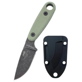 Esee Izula-Ii 2.875″ Fixed Blade Knife (Black Oxide/Light Green)