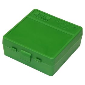 Mtm Flip-Top 38 Sp/357 Ammo Box 100 Round (Green)
