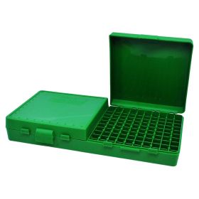 Mtm Flip-Top Pistol Ammo Case 9Mm/380 Acp 200 Round (Green)