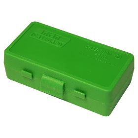 Mtm Flip-Top Pistol Ammo Case 9Mm/380 Acp 50 Round (Green)