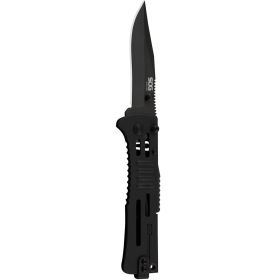 Sog Slimjim Folding Knife (Black Straight Edge)