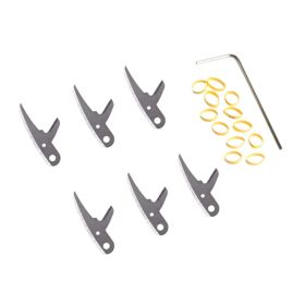 Swhacker Levi Morgan Series 2-Blade 100 Grain 2" Curved Replacement Blades (6 Pack)