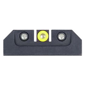 Night Fision Tritium Sights For Taurus G2C/G2/G3/Tx22 - Yellow Tritium Front Ring/Tritium Black Ring