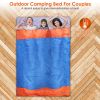 Fresh Fab Finds 3 People Sleeping Bag for Adult Kids Lightweight Water Resistant Camping Cotton Liner Cold Warm Weather Indoor Outdoor Use 3 Season wi