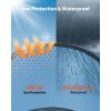 Pop up Shower Tent, Instant Portable Privacy Tent Changing Room with Shower Bag, Ground Stakes, Ropes, Carry Bag, 190T Polyester with Silver Coating