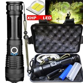 USB-Aufladbar 9900000LM Extrem Hell 5 Modi LED Taschenlampen Taktische Fackel (Option: 1set)